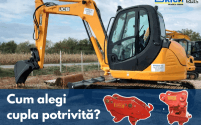 Cum alegi cupla potrivită pentru excavatorul tău – Ghid complet de la experții Edrich